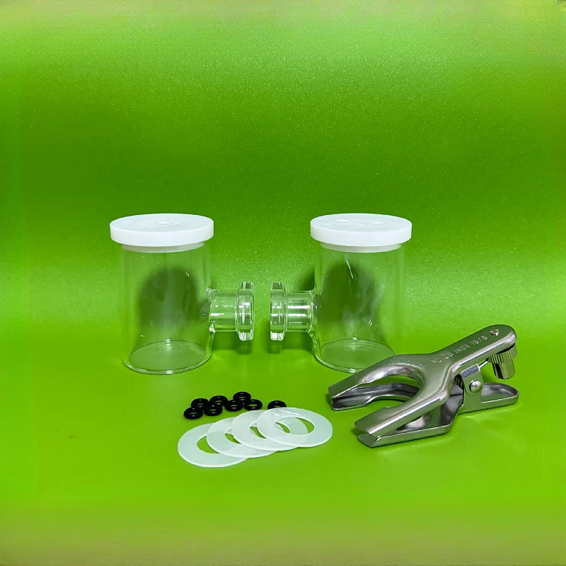 H-type replaceable membrane non sealed electrolytic cell