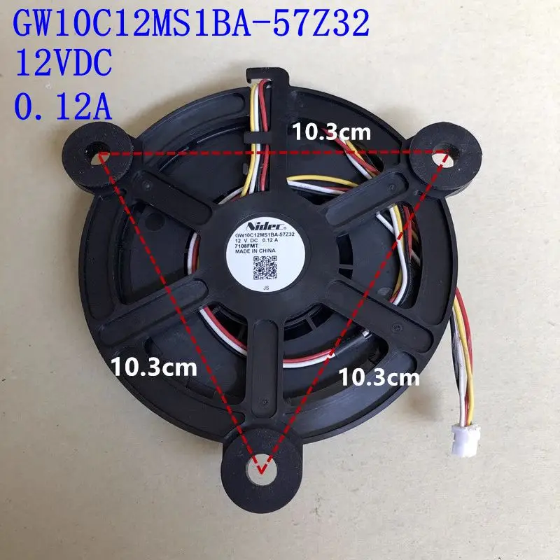 NEW Refrigerator Fan GW10C12MS1BA-57Z32 12 V DC 0.12A for Haier BCD-218WDGS Freezer Fan Refrigerator Refrigeration Cooling Fan p