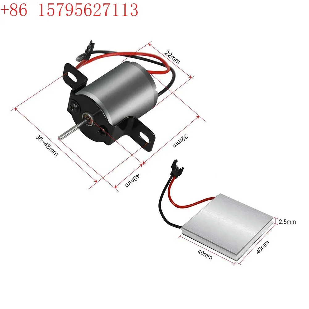 

Fireplace Fan Motor Repair Parts Heat Power Semiconductor Power Generator Motor DIY Replacement Kit For Fireplace Stove Fan Part