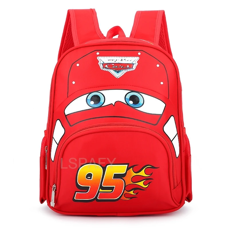 New Kindergarten School Bag Cute Children\'s Backpack Cartoon Car Backpack Casual Preschool School Bag