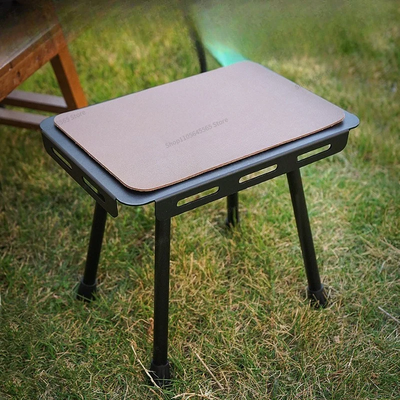 For S Outdoor Dual-Use Mini Folding Table Portable BBQ Fishing Sketch Chair Folding Bench
