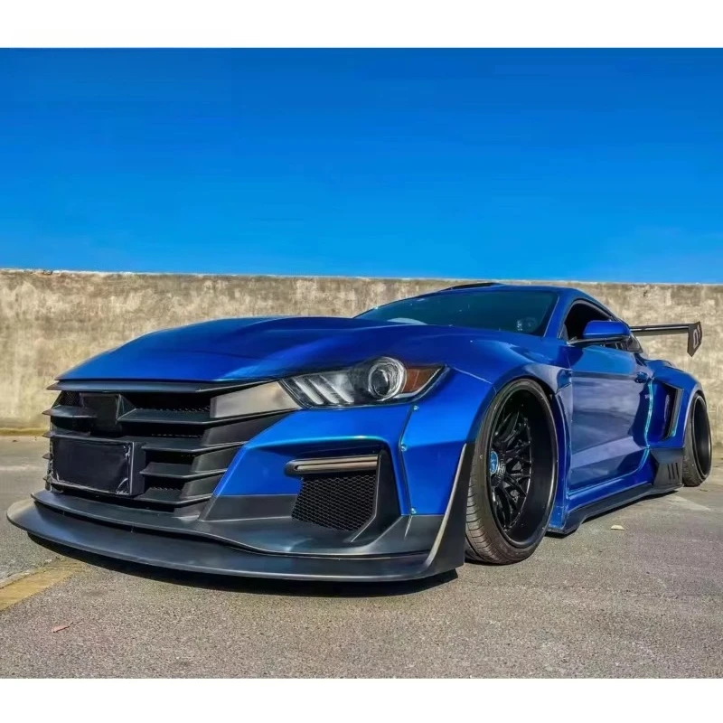 Hight Quality M1 Wide Body Kit forMustang 2015-2017 Front Bumper Rear Bumper Lip Rear Wing Mustang Bodykit Performance Kit