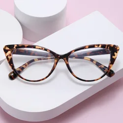 New Cat Eye Anti Blue Light Glasses Mulheres Vintage Óculos Mulher Óculos Quadro Clássico Vintage Pequeno Tamanho Óculos 2023