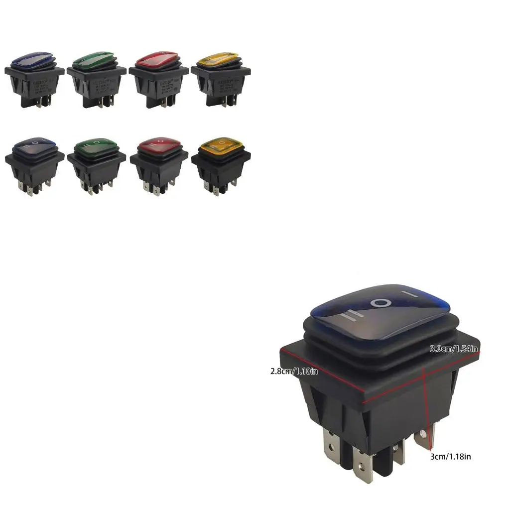 KCD4 2/3 Position Boat Rocker Switch 4/6 Pin Switches Miniature Switch