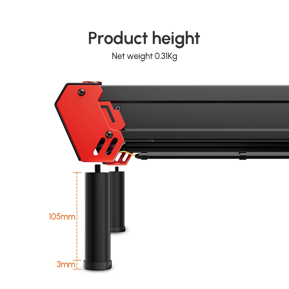 Algolaser Engraver Raiser Feets Suitable for Working with Rotary Roller Raised Height Up to 150mm Legs For Alpha Delta DIY MK2