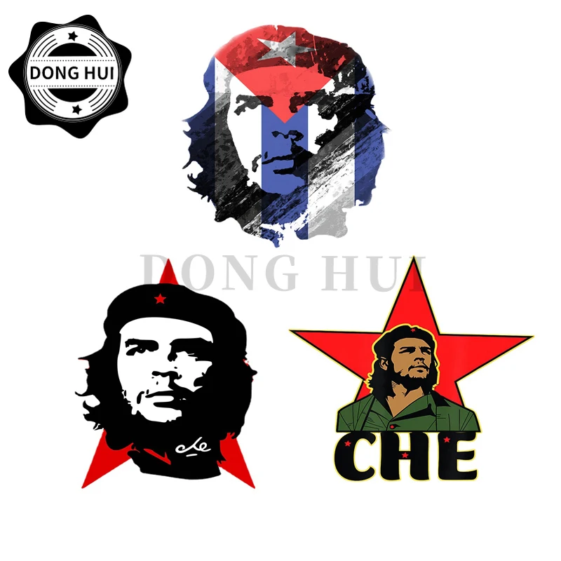 Che Guevara Car Sticker Cuban Revolutionary War Stickers Cuban Flag JDM Motorcycle Skateboard Helmet Laptop Mug Camper Decal