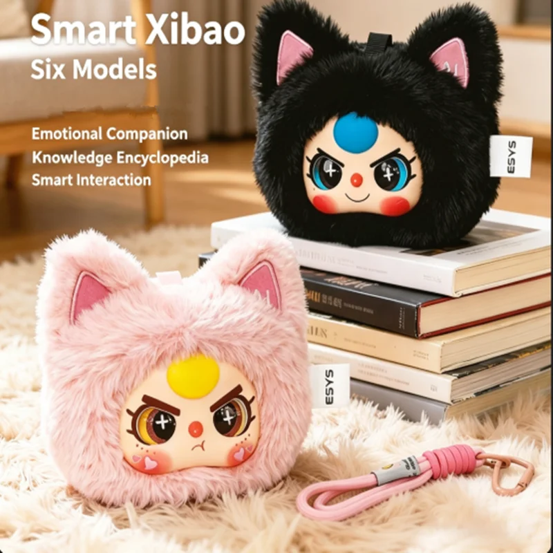 High-Quality Chatting Companion Stuffed Doll Pendant Gift for Kids & Adults AI Elf Plush Rabbit Robot E-Pet Early Education Toy