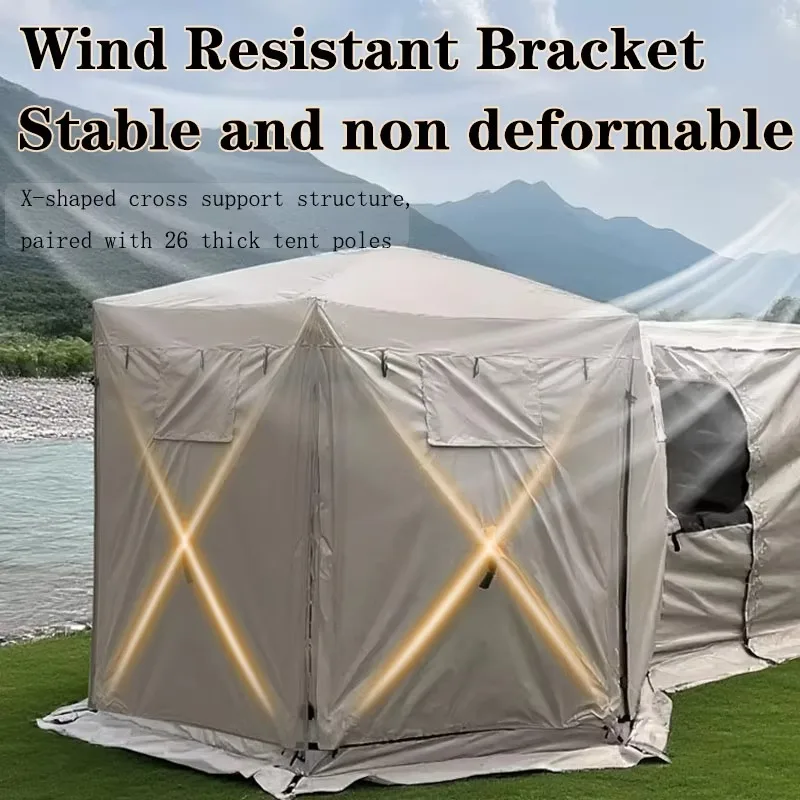 Outdoor professional car tail tent off-road vehicle shade tent roof tent car truck camping