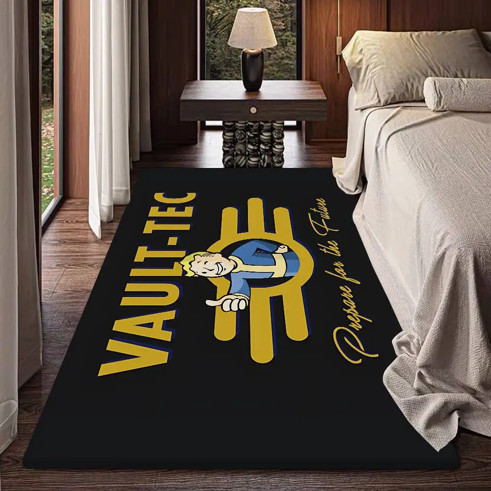 Game Vault Tec F-Fallout Room Mats Cheaper Anti-slip Modern Living Room Balcony Printed Welcome Rug