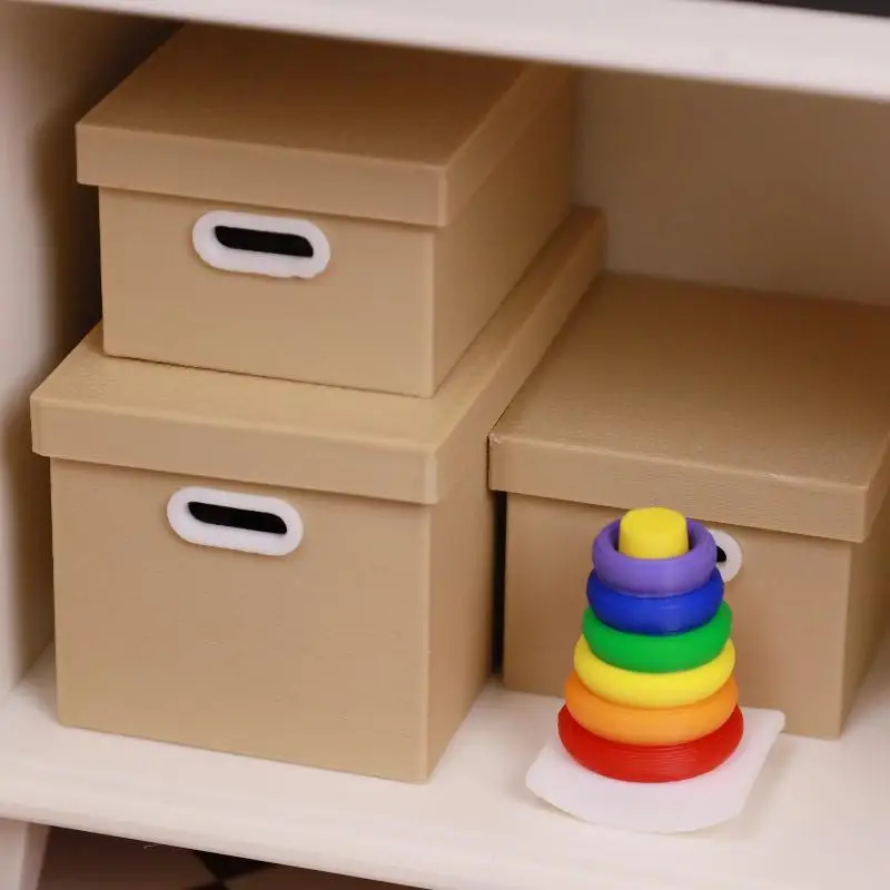 New 2 Sets Dollhouse Early Learning Rainbow Stacking Toys Puzzle Development Intelligence Rainbow Tower Baby Toy Gift Stack Ring