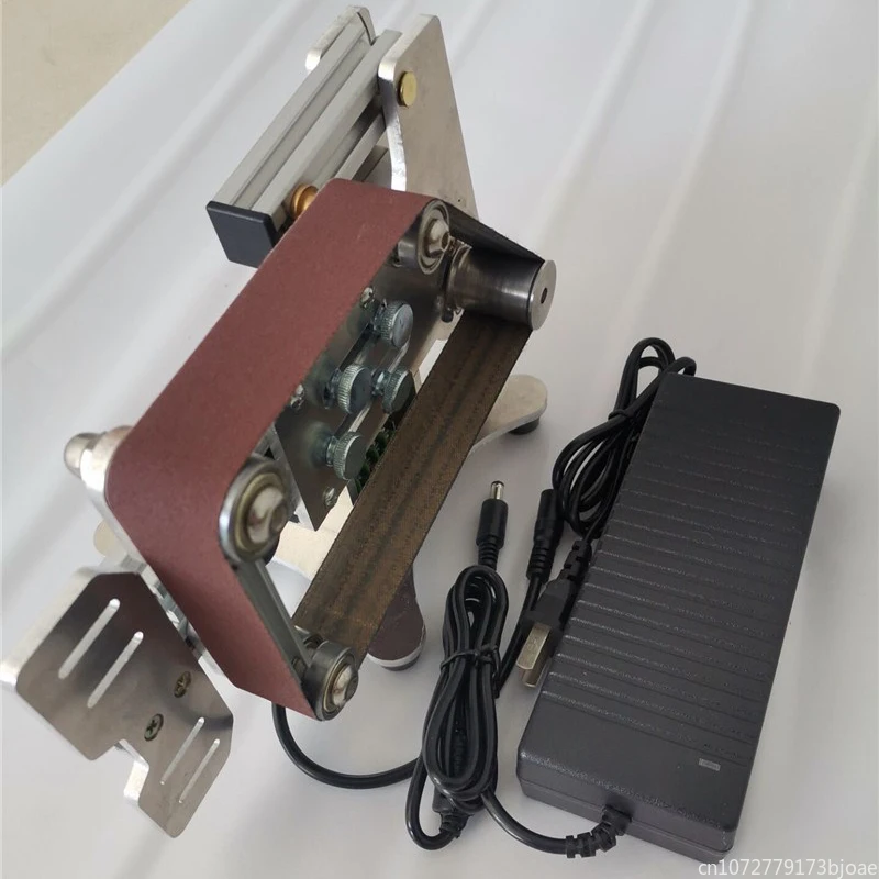 

Multifunctional Mini Belt Machine DIY Polishing Grinding Machine Desktop Household Electric Belt Rack Tool 180W