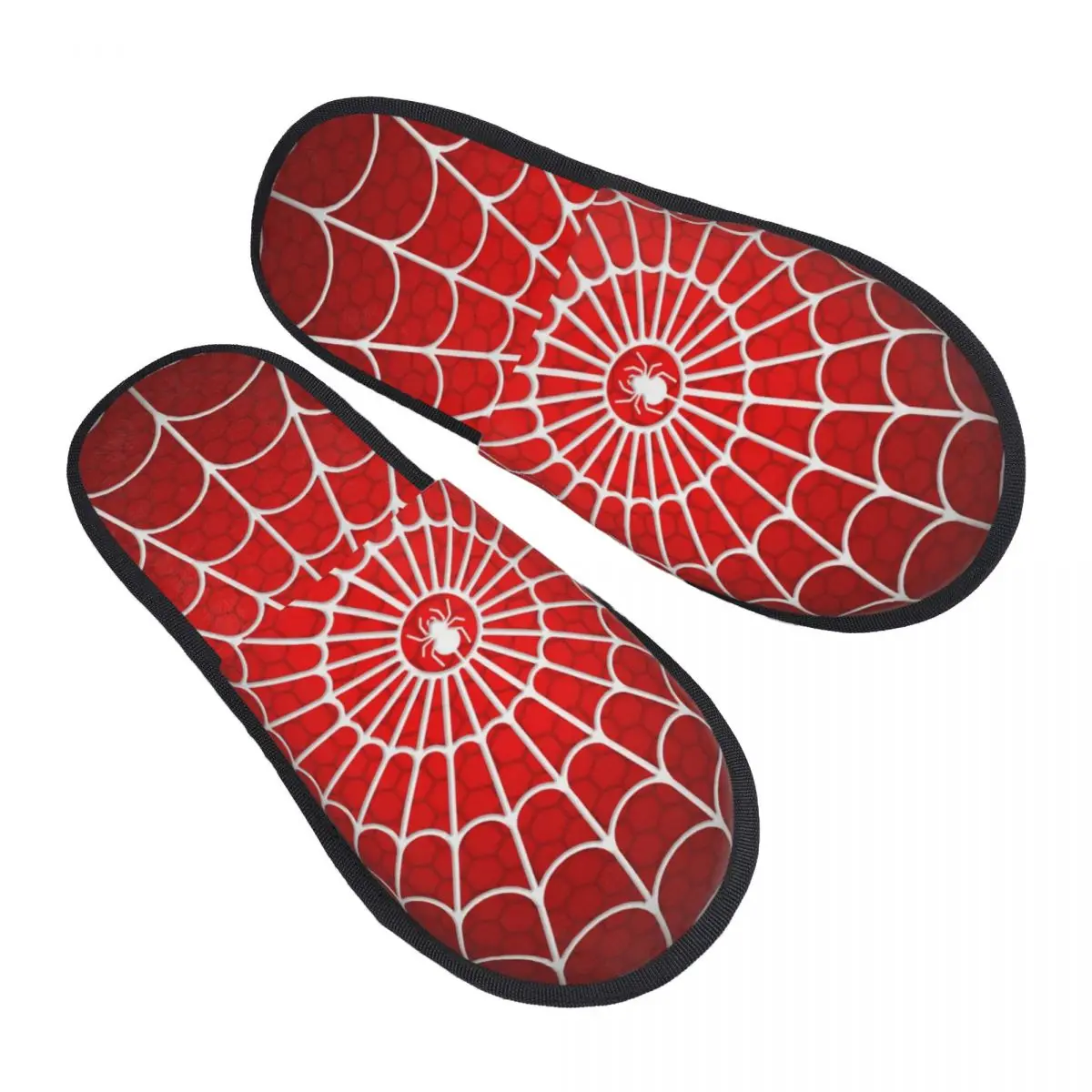 

Custom Spider Man Cartoon Superhero Soft Memory Foam House Slippers Women Cozy Warm Anti-Skid Slipper