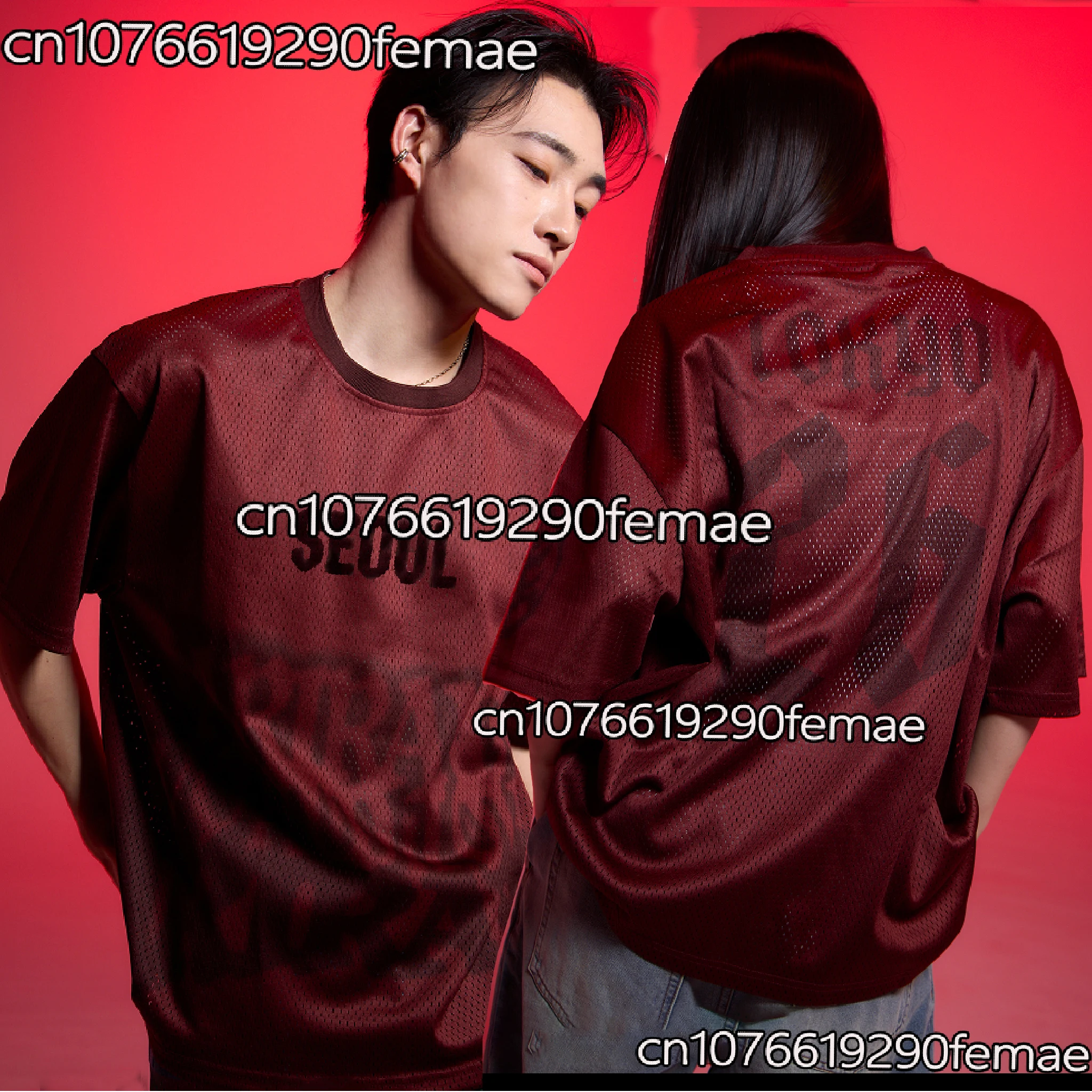 Camiseta masculina grande de manga curta