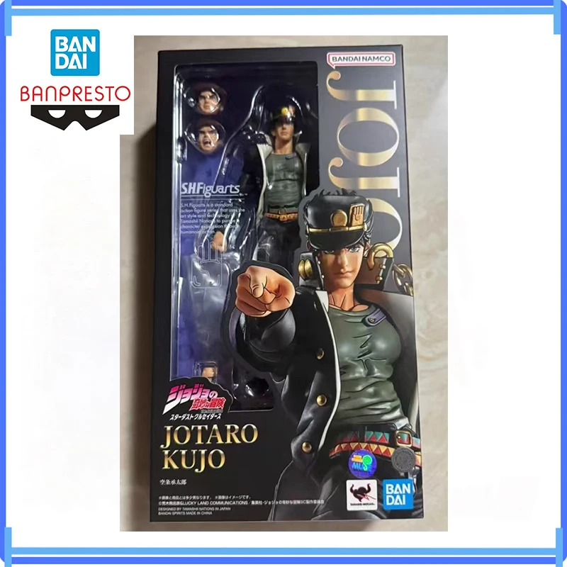 

In Stock Original Bandai S.h.figuarts Jojo Jojo Jotaro Kuji Model Kit Shf Action Figures Model Boxed Toys Gifts
