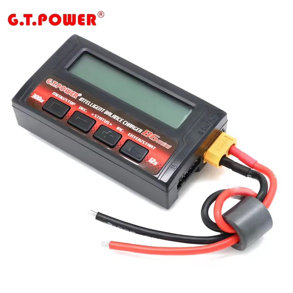 เครื่องชาร์จ/ดิสชาร์จแบตเตอรี่ G.T.POWER GT Power Imax B6mini B6 Mini 12A 300W สำหรับแบตเตอรี่ RC Lipo/LiFe/LiFe NiMH