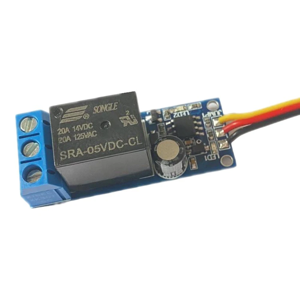 RC Model PWM Relay Switch Receiver Controlled Electronic Switch For Airplane Car Model 4.8-8.4VDC Max 20A 900-2100us PWM Signal