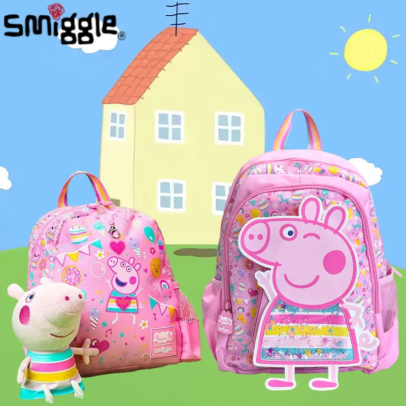 Genuine Australia Smiggle Children Study Supplies Cartoon Backpack Student School Bag Anime Backpack Gift