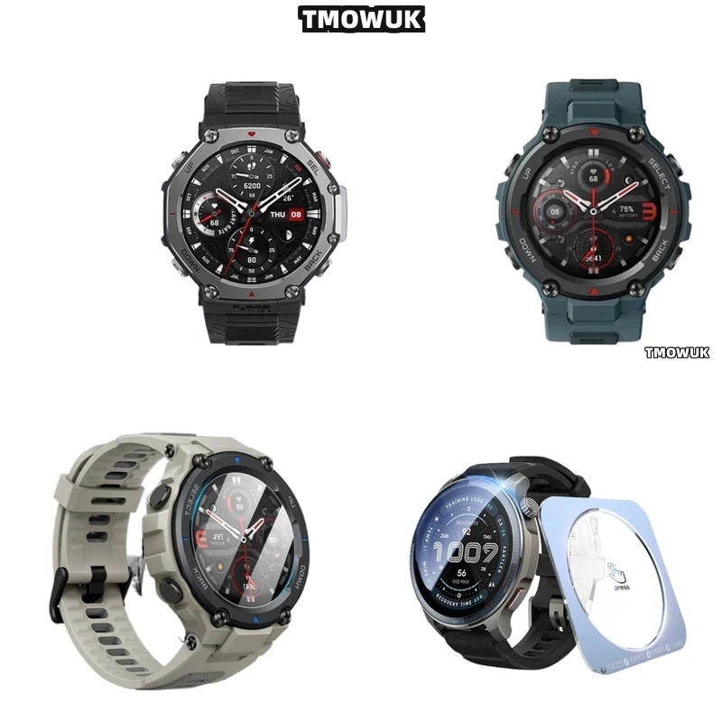

For Amazfit GTR Cheetah Pro Active Edge Balance 2 Falcon Tempered Glass Protector HD With Anti - Scratch 9H