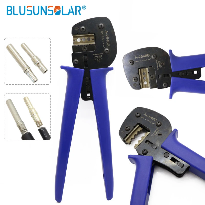 Imagem -01 - Multifuncional Solar Crimping Tool Kit Painel Solar Cabo pv Conector Solar Fotoroltaic Fio Crimper 270 mm 2.5 mm mm mm eu Stock multifuncional solar crimping tool kit painel solar cabo pv conector solar fotoroltaic fio crimper 270 mm 25 mm mm mm eu stock 01