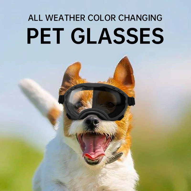 Pet Color Changing Glasses, High-definition Windproof and Sandy Outdoor Travel, Dog Goggles, Pet Sunglasses Dogs Accessories