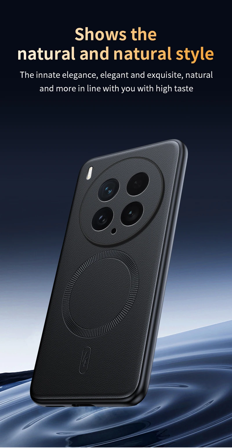 Für VIVO X200 Ultra Hülle Magnetische Leder-Schutzhülle Für VIVO X200 Ultra Anti-Fingerabdruck Rutschfest PC+TPU – Detail 13