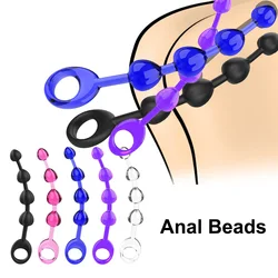 초보자용 애널 볼 비즈 엉덩이 플러그 섹스 토이, 전립선 마사지기, 게이 성인 제품 확장기, 성인 섹시 섹스 샵