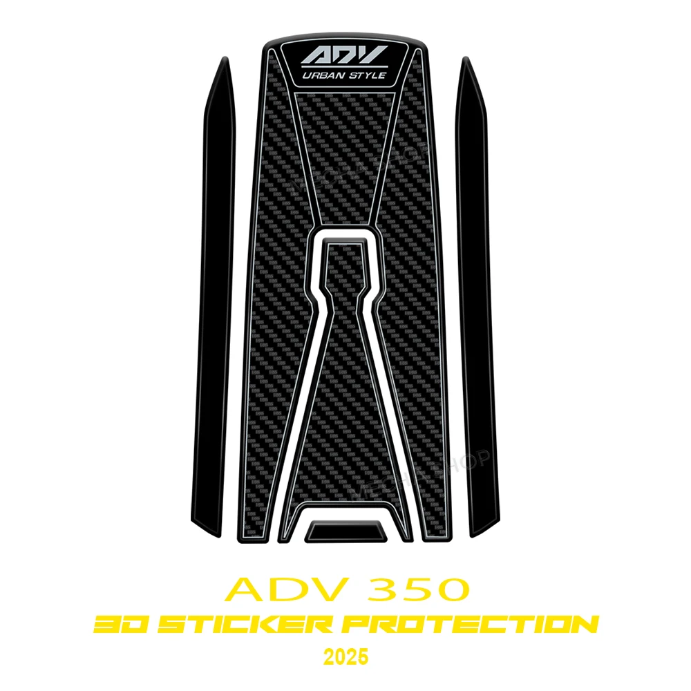 

Motorcycle Accessories 3D Stickers Tank Pad Protector 2022 2023 2024 For ADV 350 2025 ADV350 Stickers