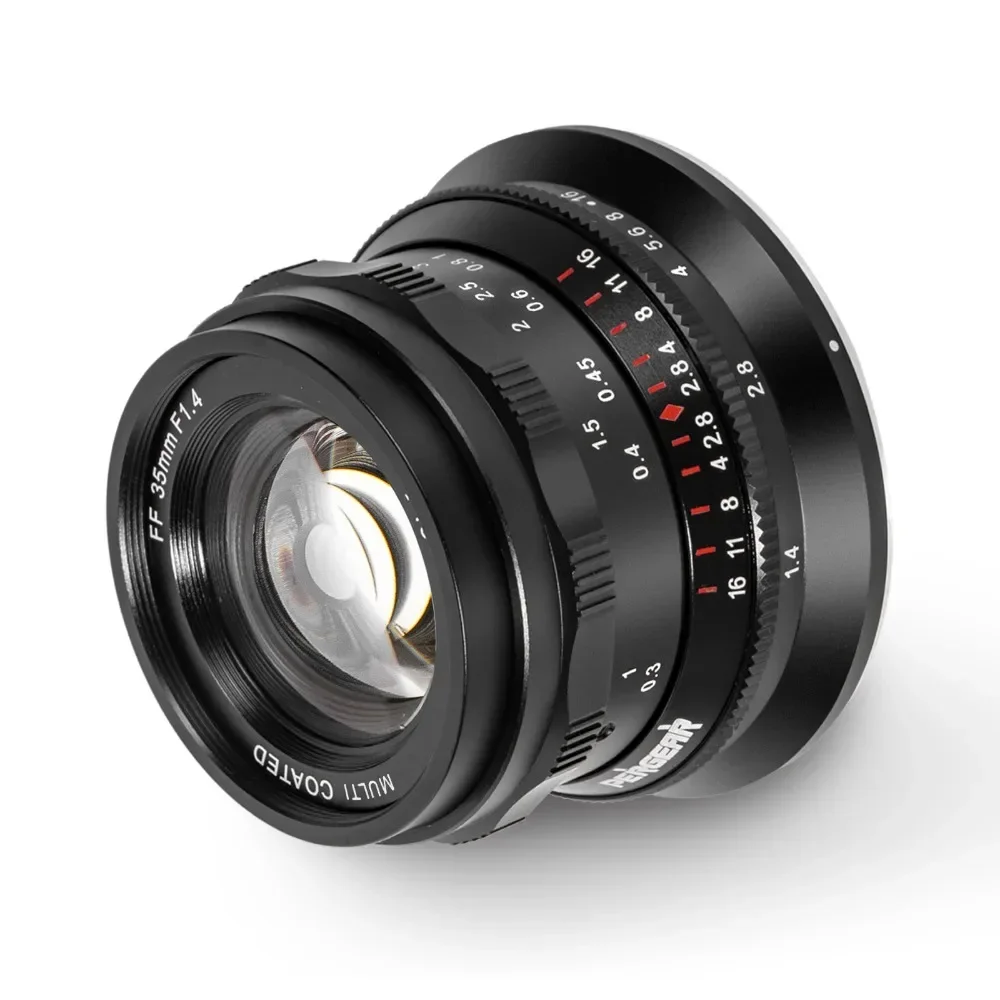 PERGEAR 35mm F1.4 フルフレームマニュアルフォーカスレンズ Sony E