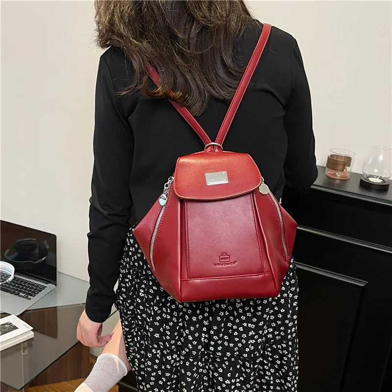 

New Simple, Fashionable and Casual Large-capacity Women's Backpack, Single Shoulder Portable and Versatile