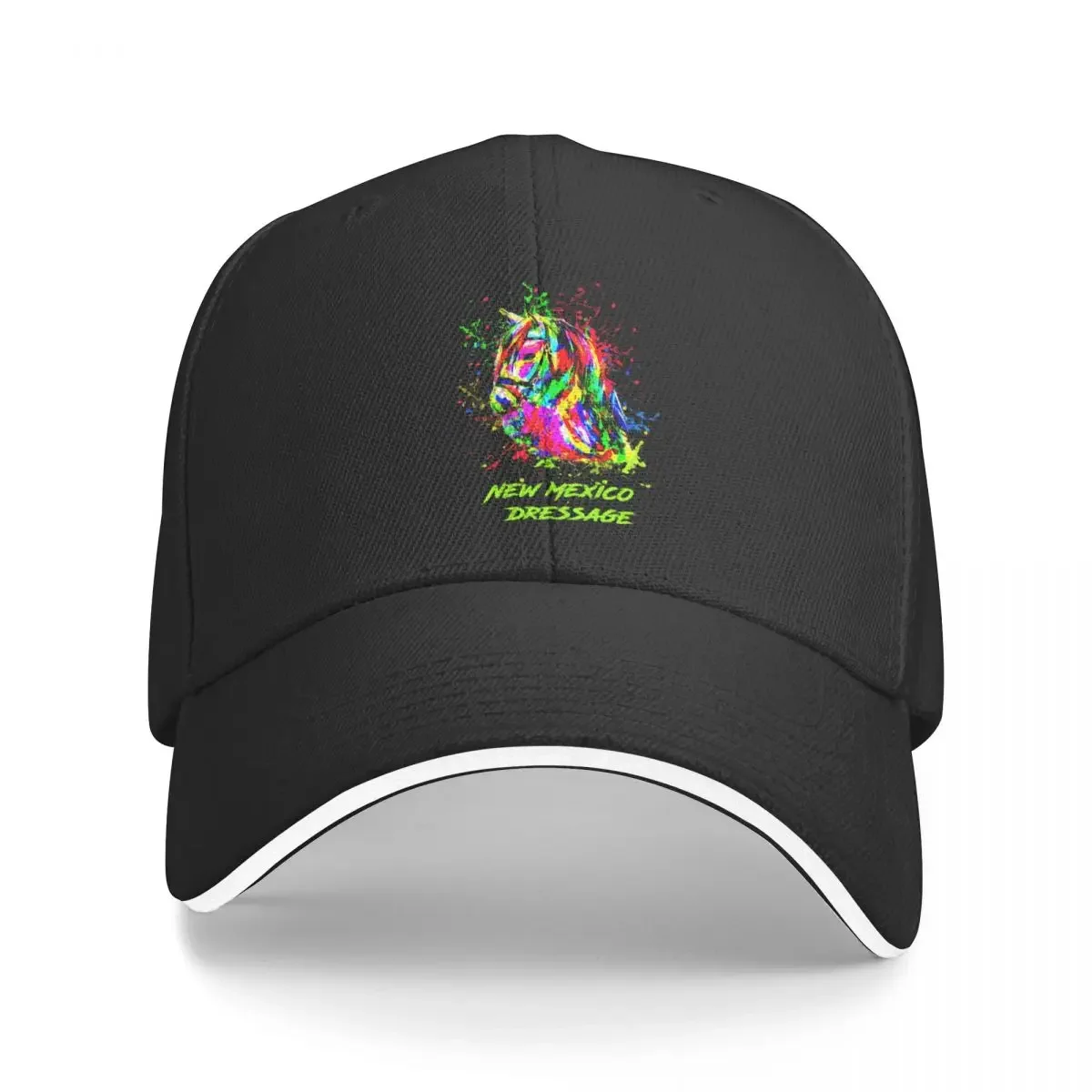 

New Mexico Dressage Painted Horse Baseball Cap Vintage Luxury man cap Men Golf Wear Women's