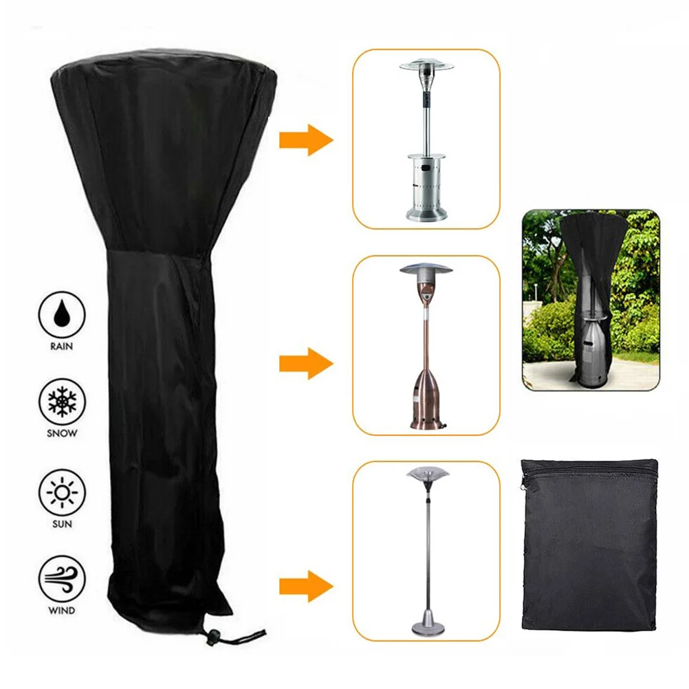 

All-Purpose Heater Outdoor Waterproof Durable Protective Cover For Patio Heater Oxford Fabric Garden Stand Up Rain Storage Cover