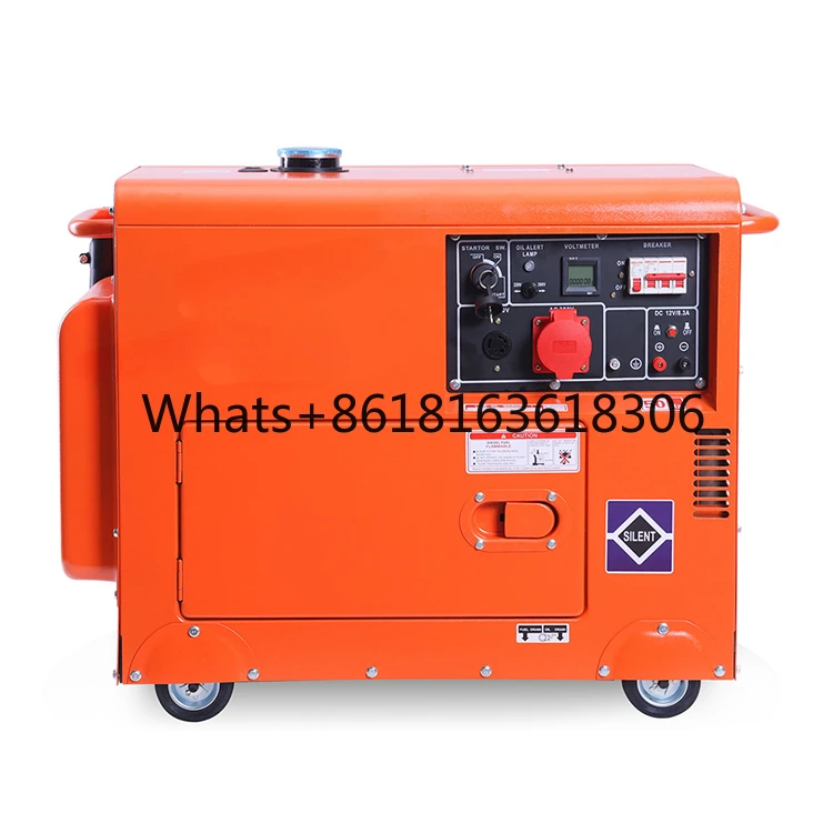 

Diesel Generator Air Cooling System Small Portable Type with Engine 10KVA 1 Phase 1500rpm 180A