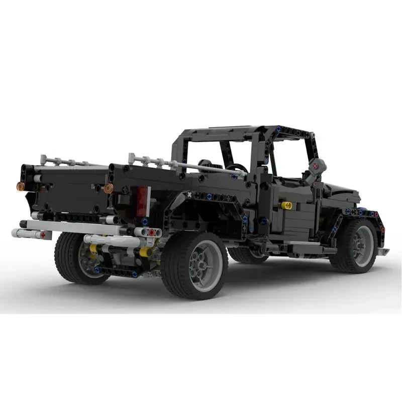 MOC-53002 สีดําคลาสสิกCargoขนส่งรถบรรทุกประกอบเย็บอาคารบล็อกรุ่น 988 ชิ้นส่วนเด็กอาคารบล็อกของเล่นของขวัญ