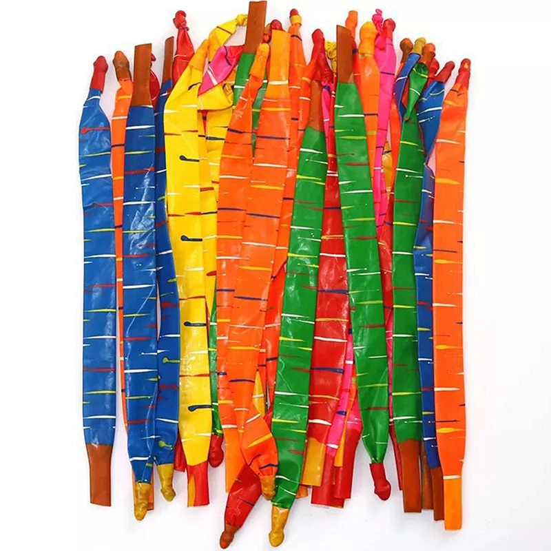 50/100pcs สีผสมยาว Latex Rocket บอลลูนบินรับสารภาพเด็กวันเกิดตกแต่งบอลลูนของเล่นคลาสสิก