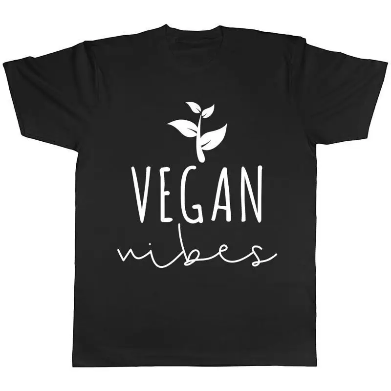 Vegan Vibes Mens Womens Ladies TShirt Tee