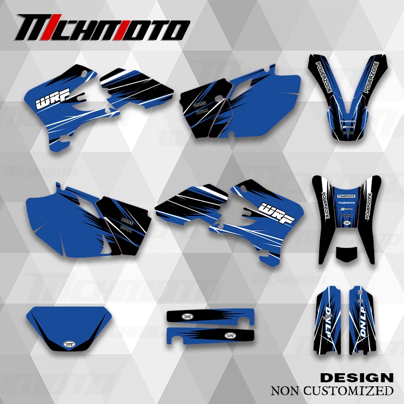 

MCHMFG новый стиль графические наклейки комплект наклеек для YAMAHA 450 2003 2004 WRF250 WRF 2005 2006 WRF450