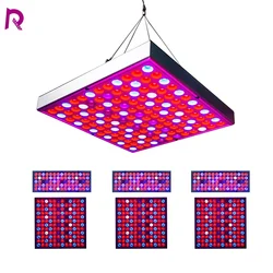 LED 성장 조명, 실내 식물 종자 램프, 전체 스펙트럼 LED 패널, 온실 수경 재배 전구, 25W, 45W, AC 220V, 110V