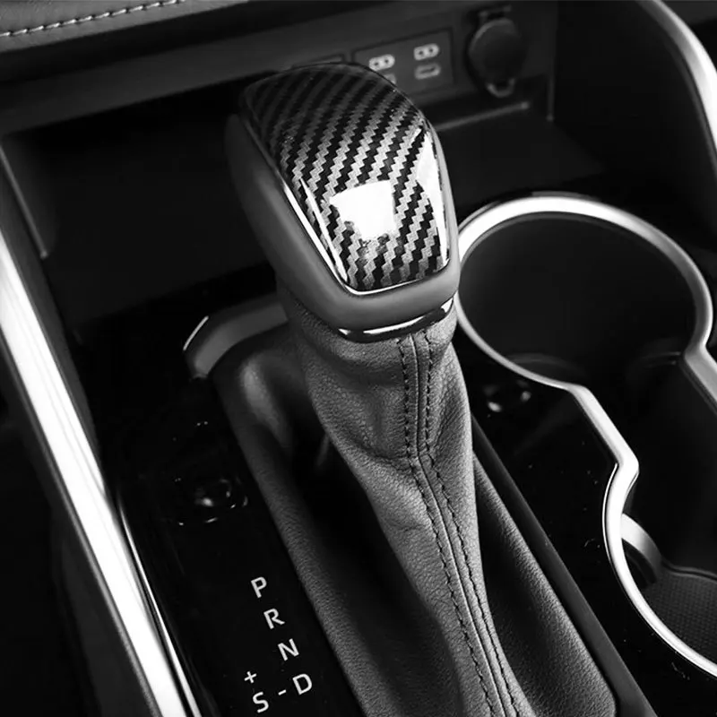

For Toyota 22 Highlander Gear Knob Decoration Sticker Crown Land Cruiser Gear Lever Cover Interior Modification