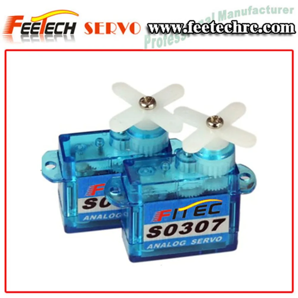 6V 0,6Kg.Cm Analog Servo FS0307 4,4G 0,09Sec Kunststoffgetriebe mit 20T Kunststoffgehäuse Metallbürstenmotor für Arduino-Auto-Hobbydrivers