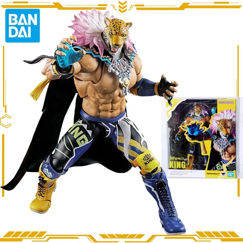 

Bandai Original Genuine S.H.Figuarts Tekken 8 Anime Figure King Action Figure Toys for Boys Girls Gift Collectible Ornaments