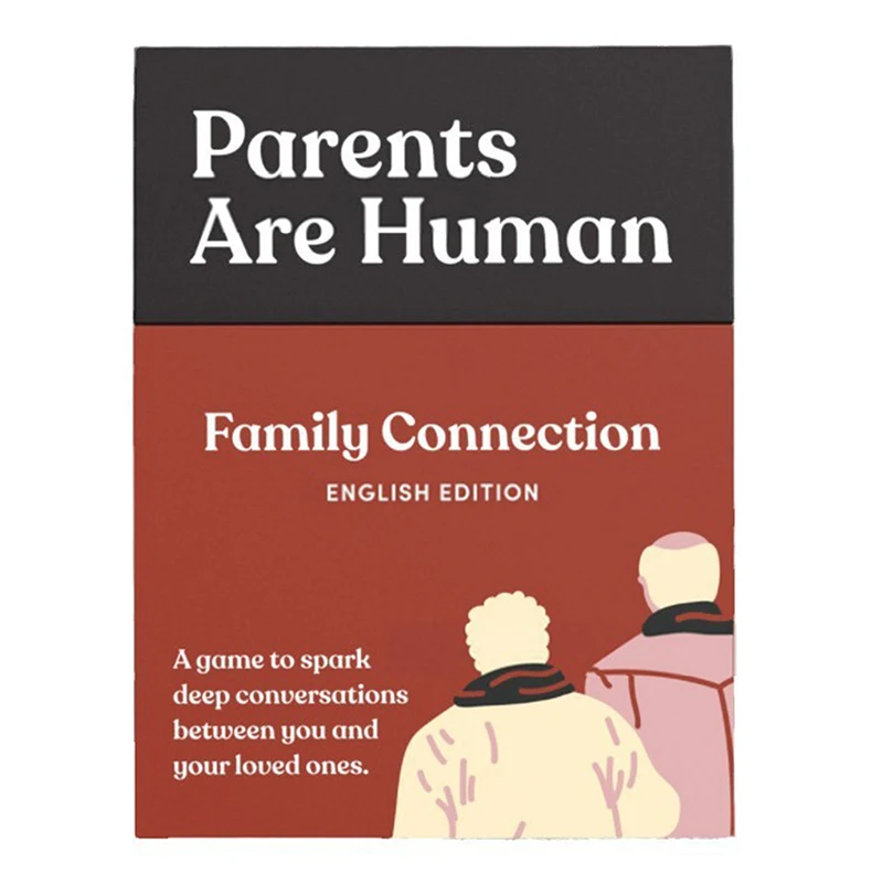 Parents Are Human Conversation Cards To Help Building Parent-child Relationships Card Game For Bonding & Communication