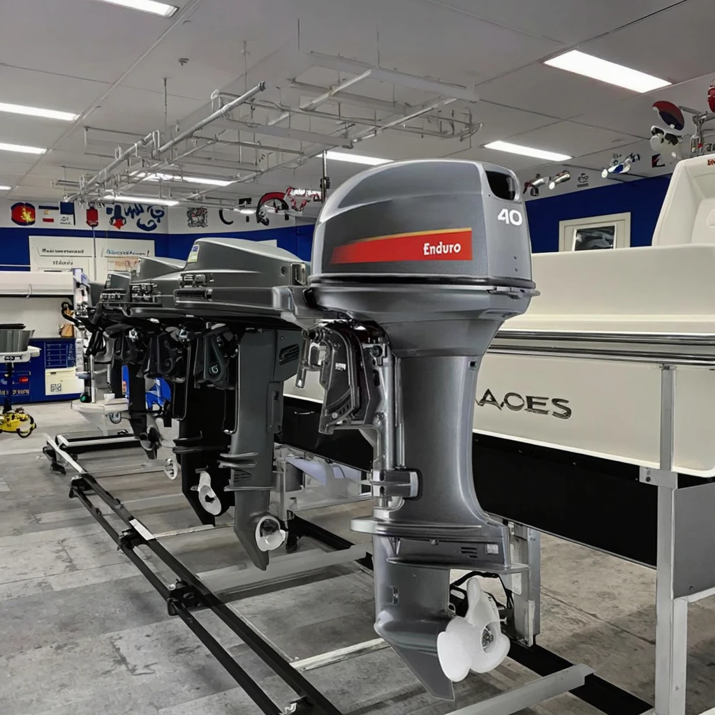 محرك ياماها 40 حصان خارجي محرك ثنائي الأشواط نفس موديل محركات القوارب للبيع #5