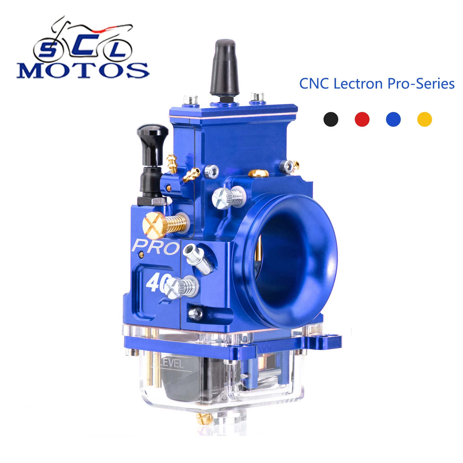 Sclmotos High-Performance CNC Lectron Carburetor Air Fuel Mix 36 38 40MM Lectron Billetron PRO Series 2T Carburettor 250-650CC