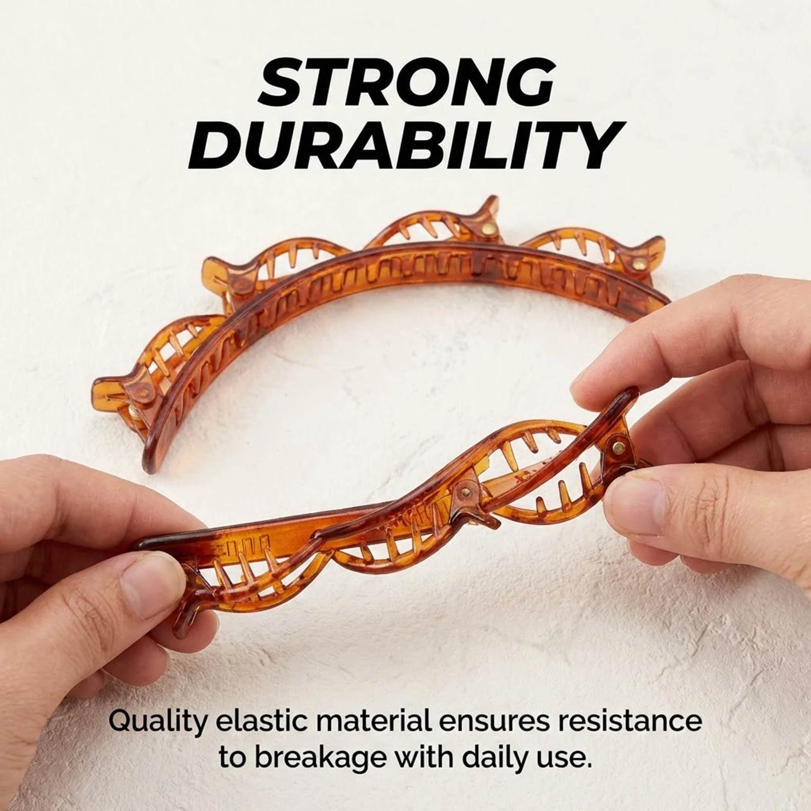 Hair Twister Styler Tool Elasticity Anti Slip Hair Clips Portable Hair Tool for Women