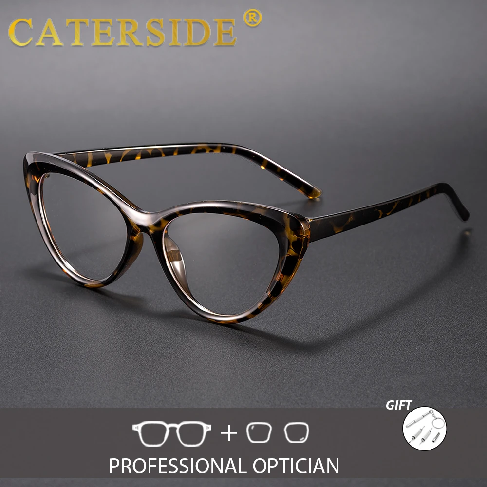 

Очки CATERSIDE Cat Eye для женщин: модный дизайн, высококачественные, с диоптриями, для повседневного использования, с возможностью индивидуальной настройки