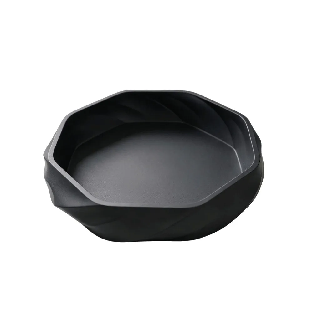 Multi-functional 3D Printed Smooth Swirl Storage Tray Matte Simple Jewelry Dish Plastic Small Item Holder Coin