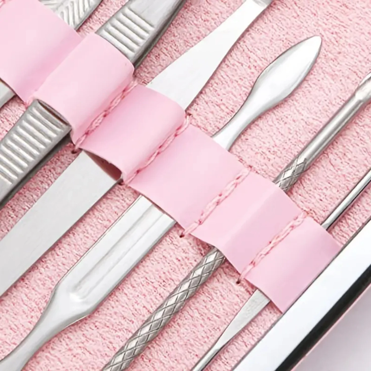 고품질 전문가용 12피스 스테인레스 스틸 손톱깎이 세트 - 이동 중에도 유지 관리를 위한 완벽한 그루밍 세트 - 휴대용