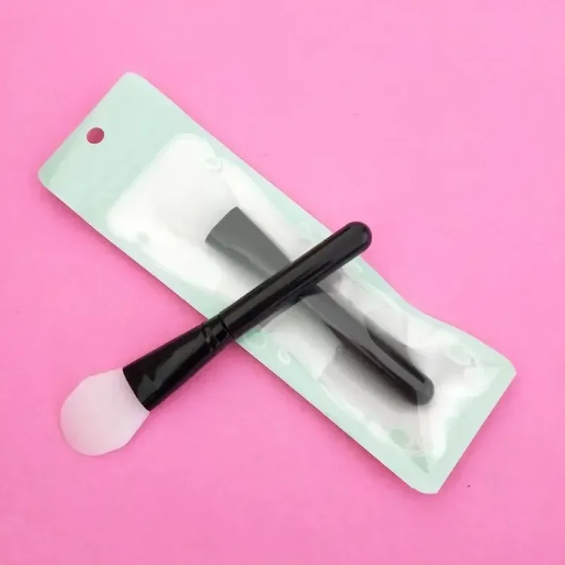 1pc Silicone Mask Brush, Makeup Beauty Brush Handle Diy Soft Head Mask Stick Adjustment Stick Soft Facial Mask Face Care Tool