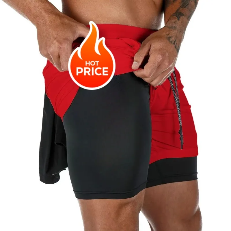 

Men's Shorts Tight Fit Gym Shorts Casual Multicolor Training Athletic Shorts with Secure Zipper Pockets Streetwear