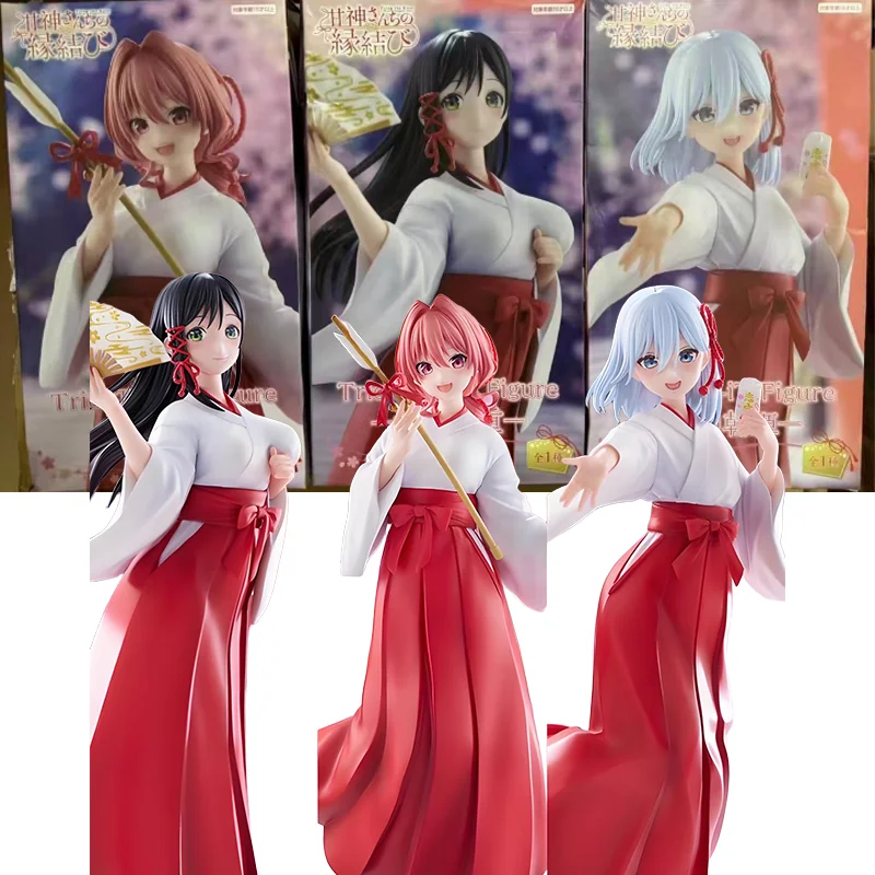 

Подлинная фигурка ying the Knot с сестрой Amagami Luminasta Amagami Yuna Asahi Yomoe Trio-Try-iT, коллекционная модель, игрушка в подарок